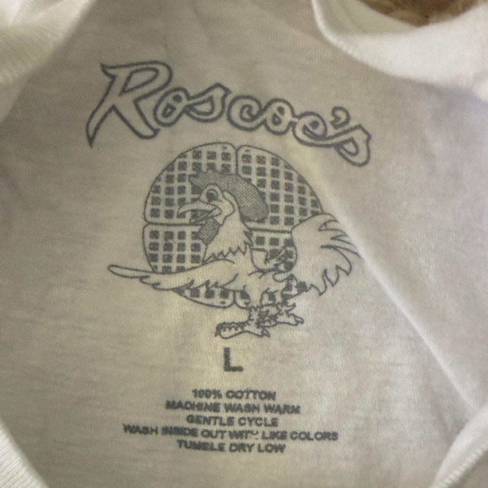 House of Chicken 'n Waffles White Graphic Short Sleeve Tee - Picture 3 of 4